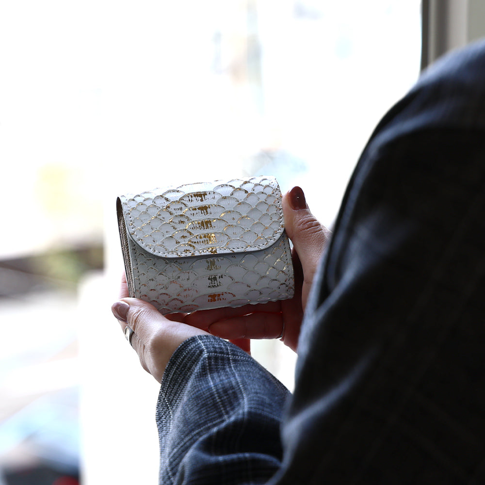 箔パイソン - ミニ財布