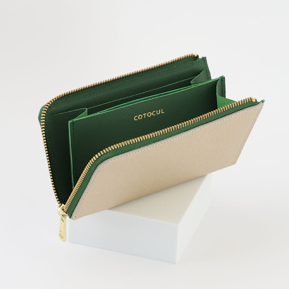 箔レザー - 小さい長財布