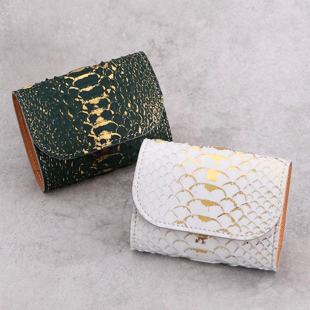 箔パイソン - ミニ財布