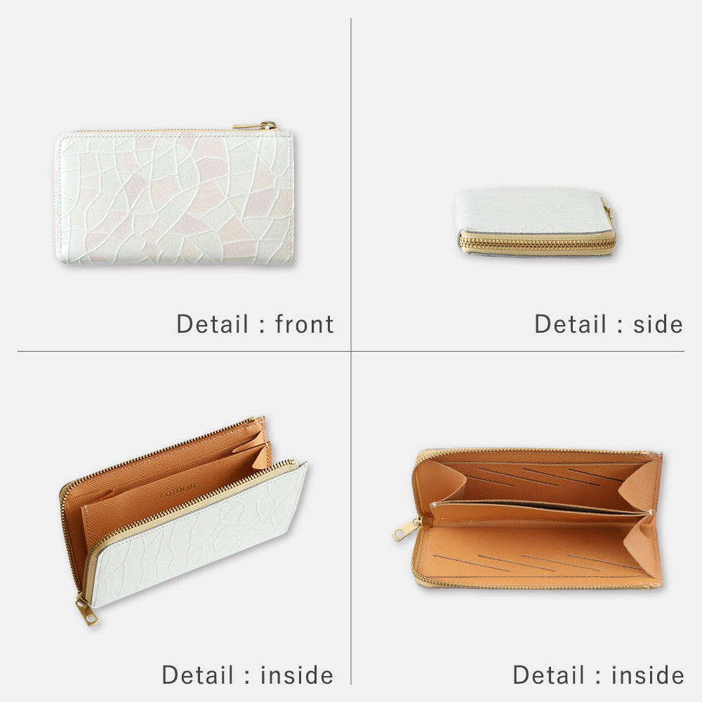 パールレザー - 小さい長財布