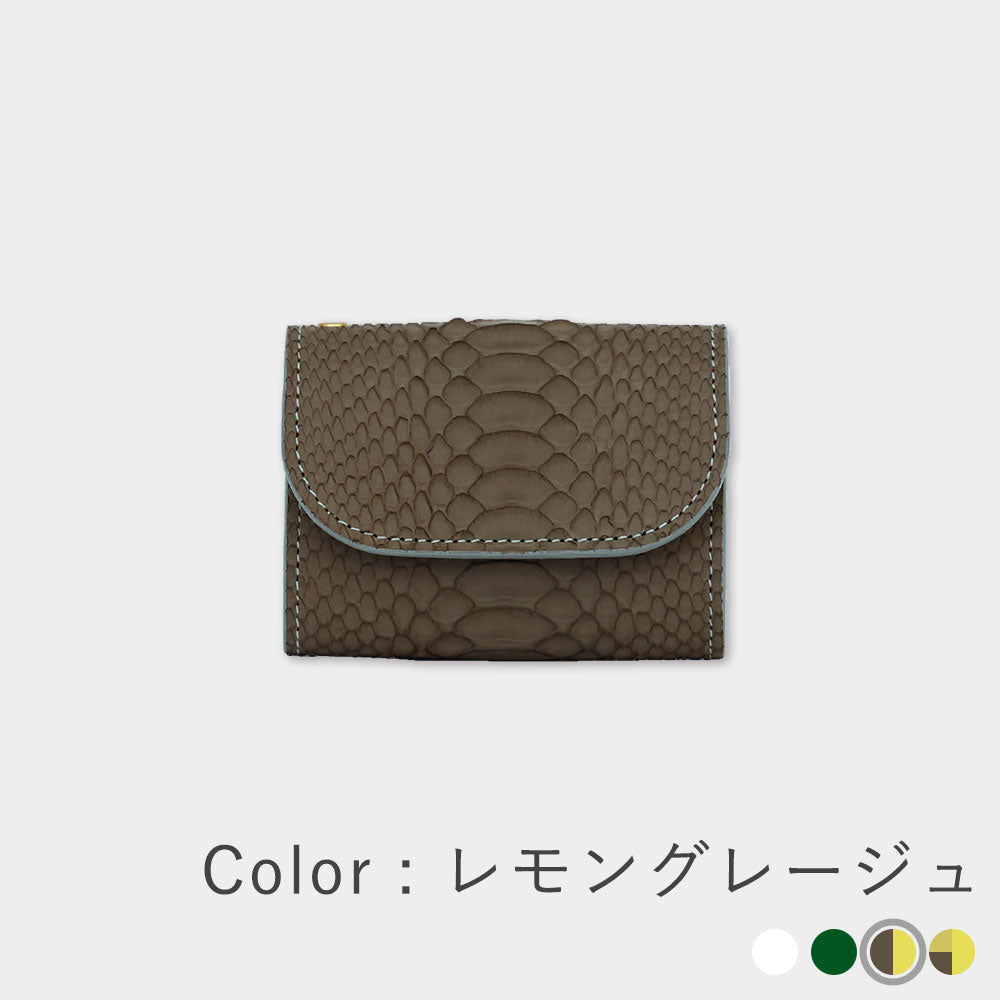 箔パイソン - ミニ財布